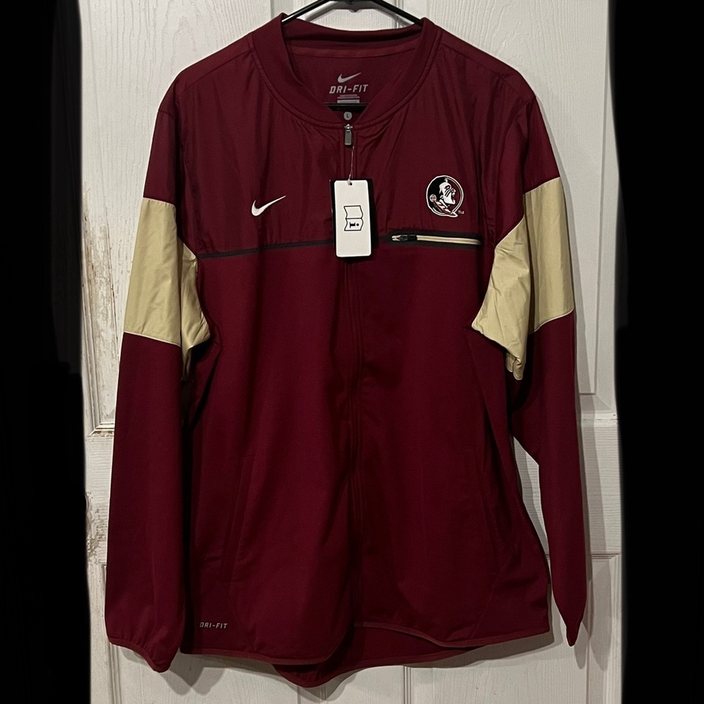 Nike Hybrid Jacket Florida State Seminoles Football NCAA - Large NEW!